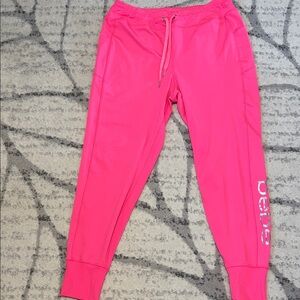 bebe Bright Pink Women’s Jogger Sweatpants